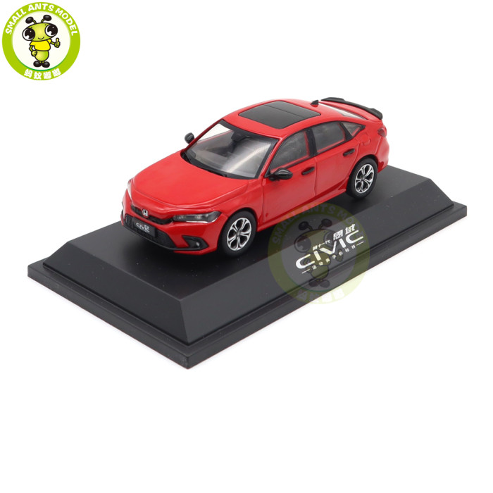 1/43 Honda CIVIC 2022 11th Generation Diecast Metal Car Model Toys Boys Girls Gifts