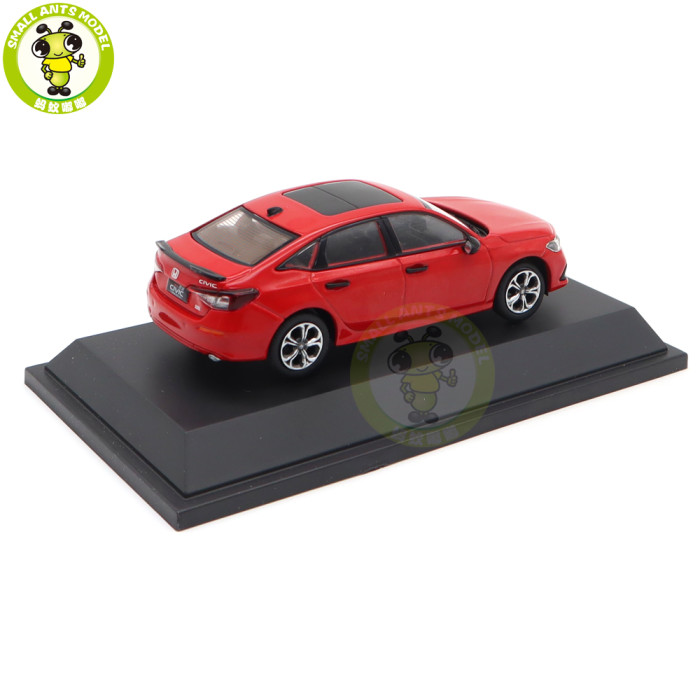 1/43 Honda CIVIC 2022 11th Generation Diecast Metal Car Model Toys Boys Girls Gifts