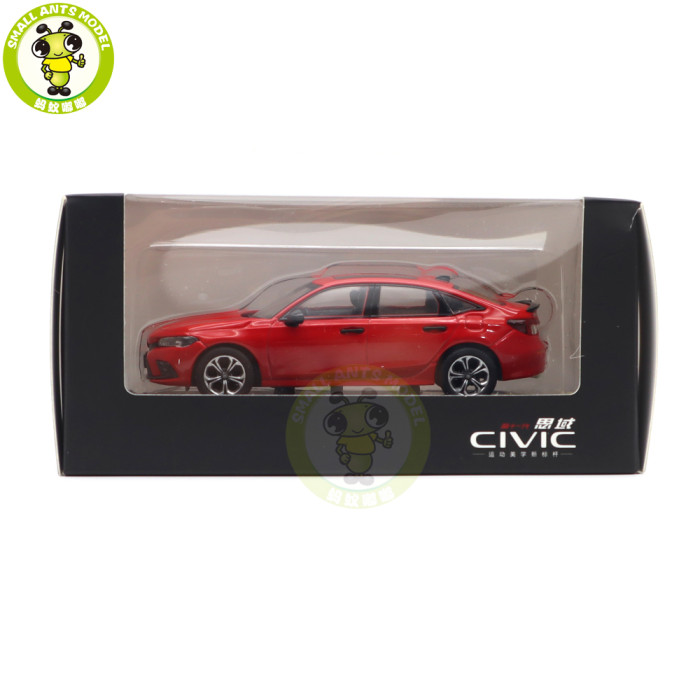 1/43 Honda CIVIC 2022 11th Generation Diecast Metal Car Model Toys Boys Girls Gifts