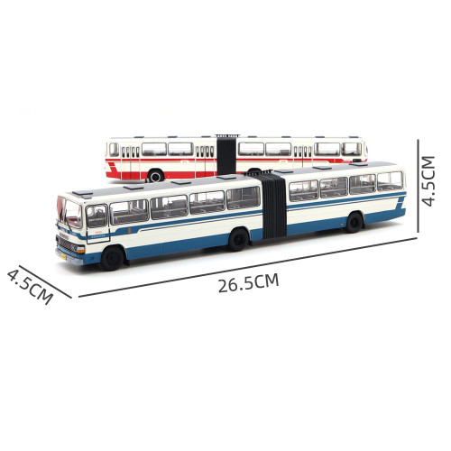 1/64 BEIJING BK670 Articulated City Bus Diecast Model Toys Car Boys Girls Gifts