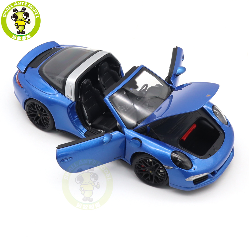 1/18 Schuco Porsche 911 Carrera 4 GTS Targa Diecast Model Toys