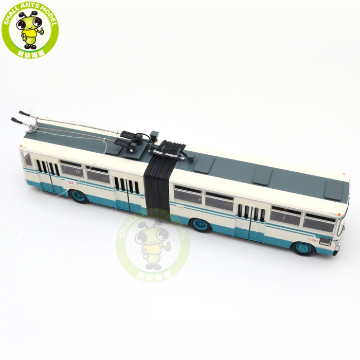 1/64 BEIJING BD562 Articulated Bus Trolleybus Diecast Model Toys Car Boys Girls Gifts