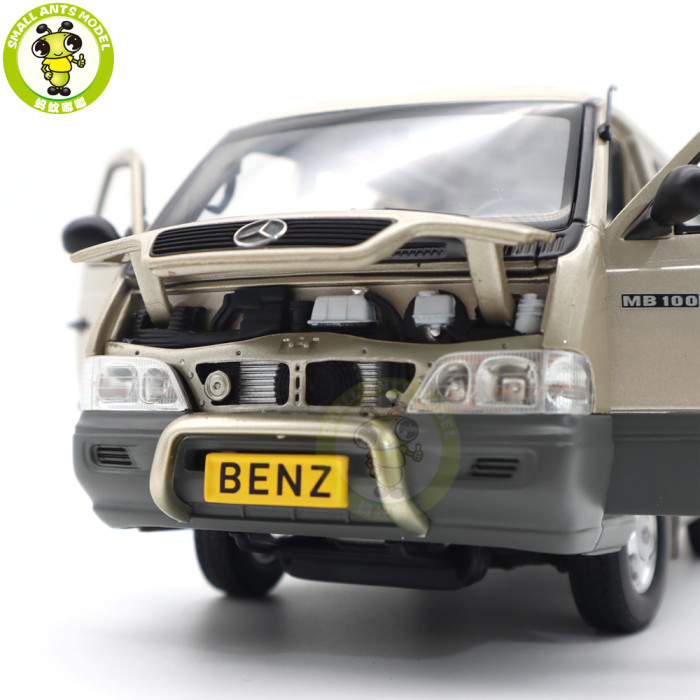 1/24 Mercedes Benz MB100 SAC ISTANA Diecast Model Toys Car Gifts For Husband Boyfriend Father