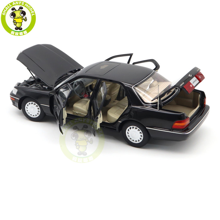 1/18 Toyota Lexus First Generation LS 400 LS400 XF10 1989 1994 White Color Diecast Model Toy Car Boys Girls Gifts