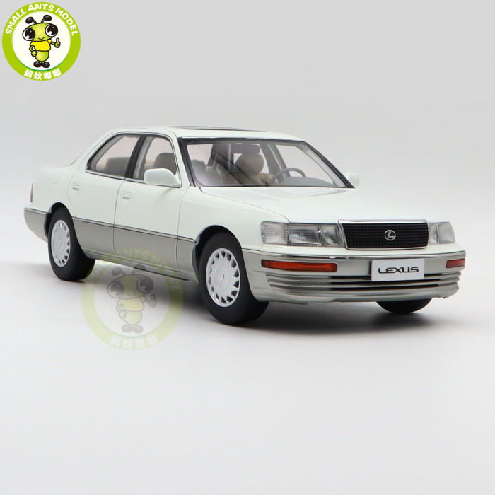 1/18 Toyota Lexus First Generation LS 400 LS400 XF10 1989 1994 White Color Diecast Model Toy Car Boys Girls Gifts