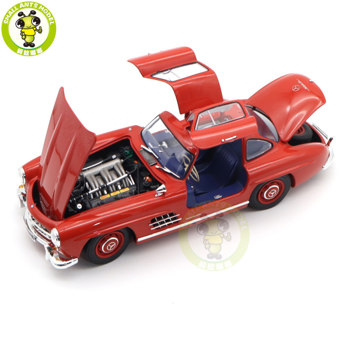 1/18 Mercedes Benz 300SL 1954 Minichamps Diecast Model Toy Car Gifts For Husband Boyfriend Father