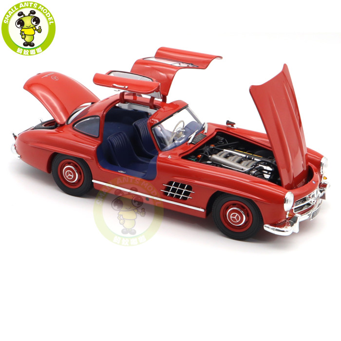 1/18 Mercedes Benz 300SL 1954 Minichamps Diecast Model Toy Car Gifts For Husband Boyfriend Father