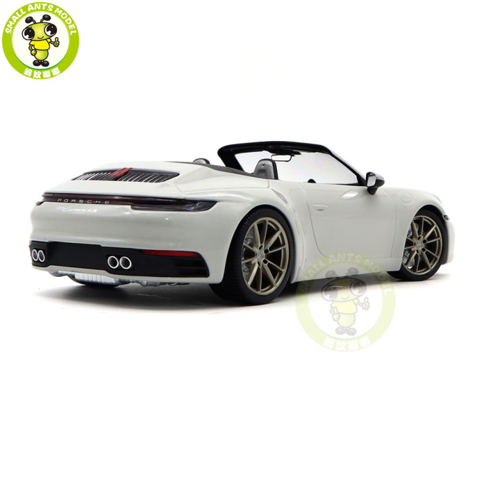 1/18 Porsche 911 Carrera 4S Cabriolet 2019 Minichamps Diecast Model Toy Car Gifts For Husband Boyfriend Father