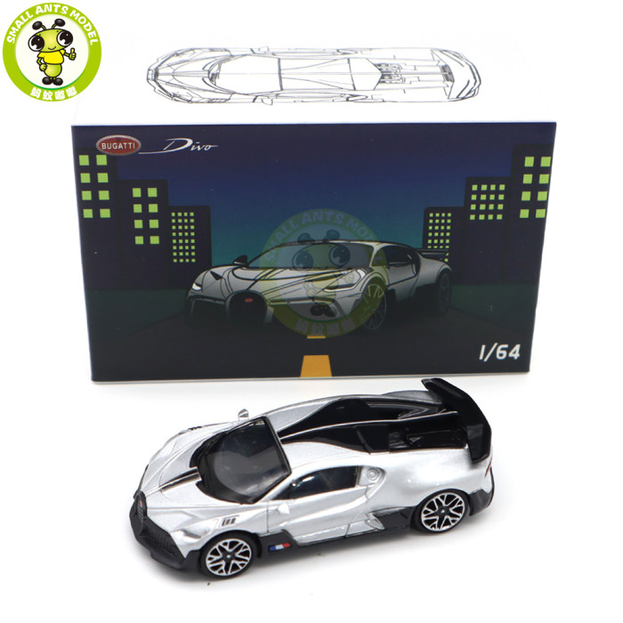 1/64 JKM Bugatti Divo Diecast Model Toys Supercar Car Boys Girls Gifts