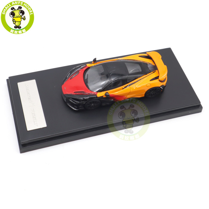 1/64 LCD Mclaren 765LT Racing Car Diecast Model Toy Cars Gifts For Boyfriend Husband Father
