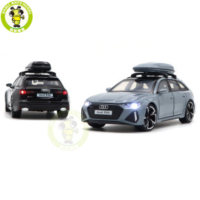 1/32 JKM Audi RS6 RS 6 Avant C8 Diecast Model Car Toys Kids Boys Gilrs Gifts Lighting