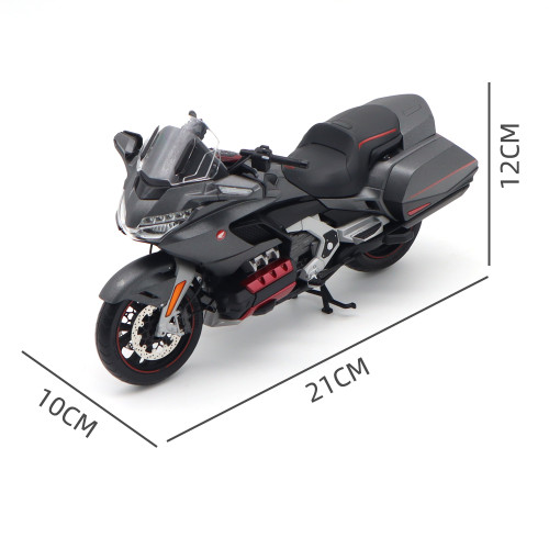 1/12 Honda Gold Wing GL1800 LCD Models Diecast Motorcycle Model Toys Gifts For Boyfriend Father Husband