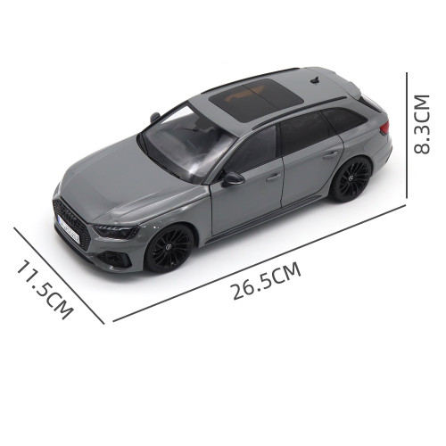 1/18 Audi Sport RS4 RS 4 Avant 2022 B9 KengFai Diecast Model Toy Car Gifts For Husband Father Boyfriend