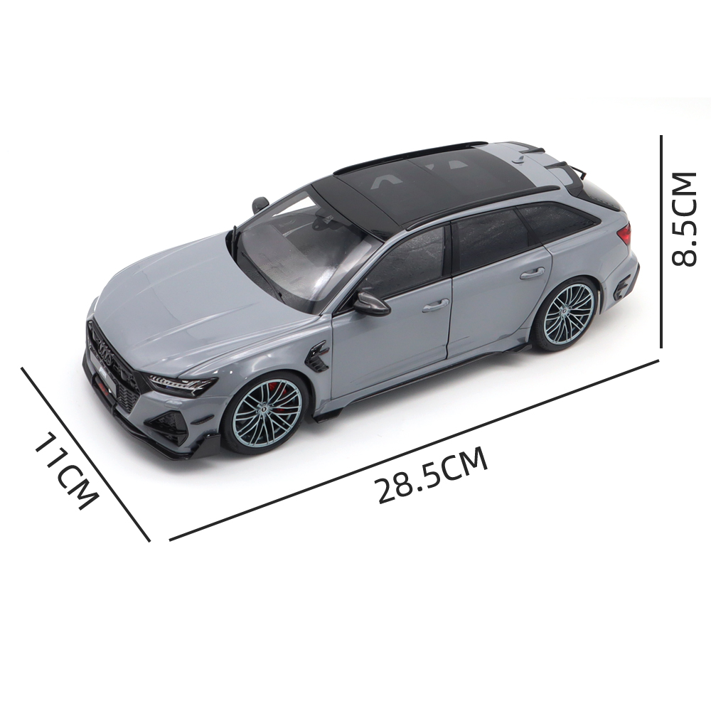 1/18 ABT Audi RS6-R RS6 C8 2020 Polar Master Diecast Model Toy