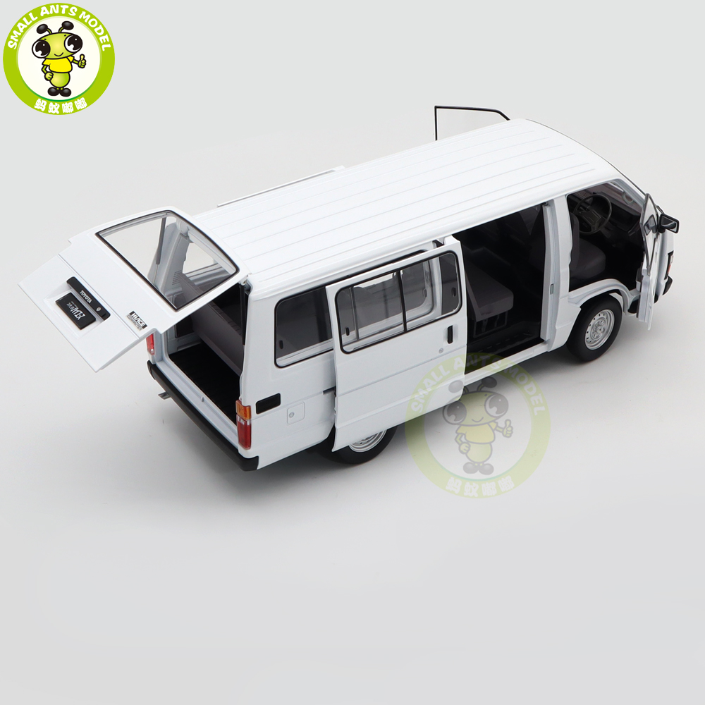 1/18 Toyota HIACE H50 RHD White Diecast Model Toys Car Gifts For