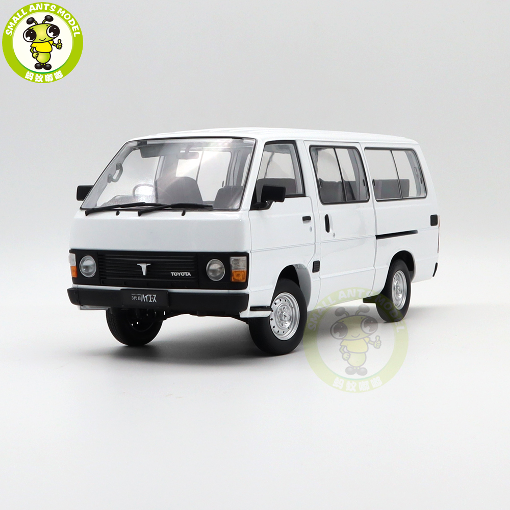 月末特価！トヨタハイエース　1/18 TOYOTA H50 White 1/18 Dealer Edition Toyota HIACE YH50 (White) Diecast Car