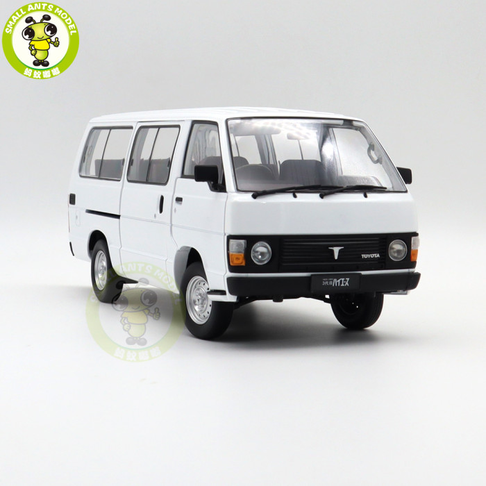 1/18 Toyota HIACE H50 RHD White Diecast Model Toys Car Gifts For Husband Boyfriend Father