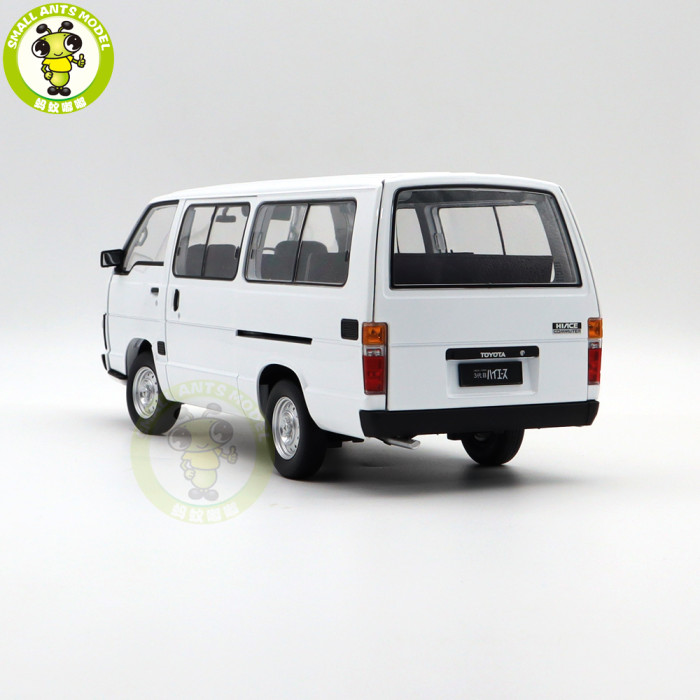 1/18 Toyota HIACE H50 RHD White Diecast Model Toys Car Gifts For Husband Boyfriend Father