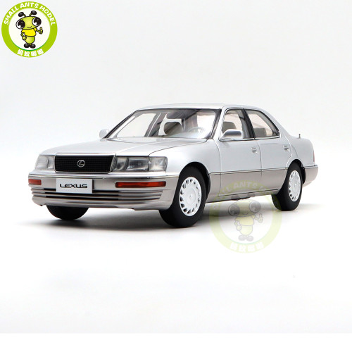 1/18 Toyota Lexus First Generation LS 400 LS400 XF10 1989 1994 Silver Color Diecast Model Toy Car Gifts For Husband Father Boyfriend