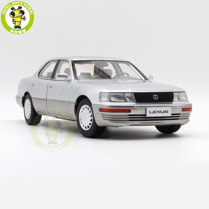 1/18 Toyota Lexus First Generation LS 400 LS400 XF10 1989 1994 Silver Color Diecast Model Toy Car Gifts For Husband Father Boyfriend