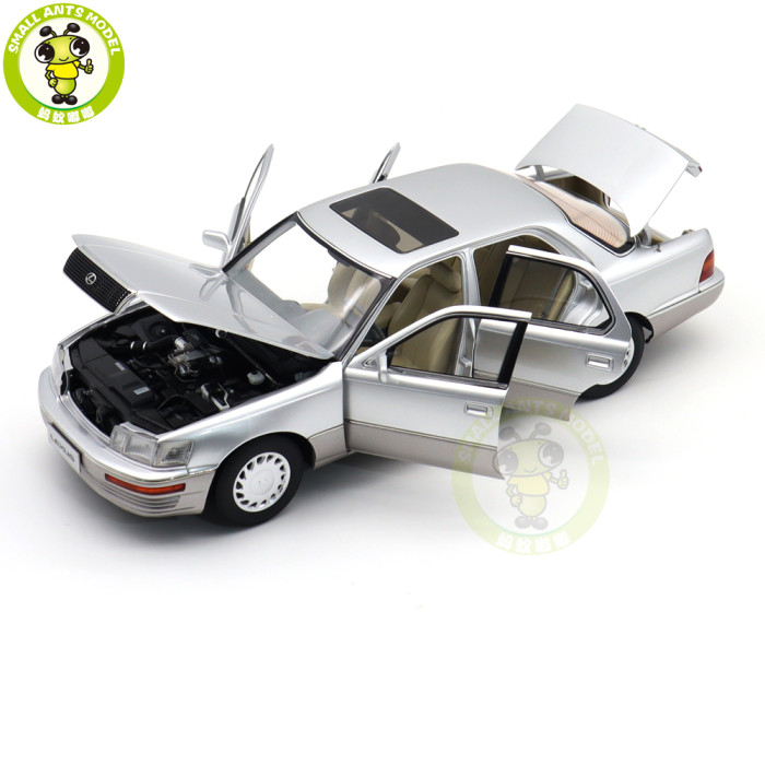 1/18 Toyota Lexus First Generation LS 400 LS400 XF10 1989 1994 White Color Diecast Model Toy Car Boys Girls Gifts