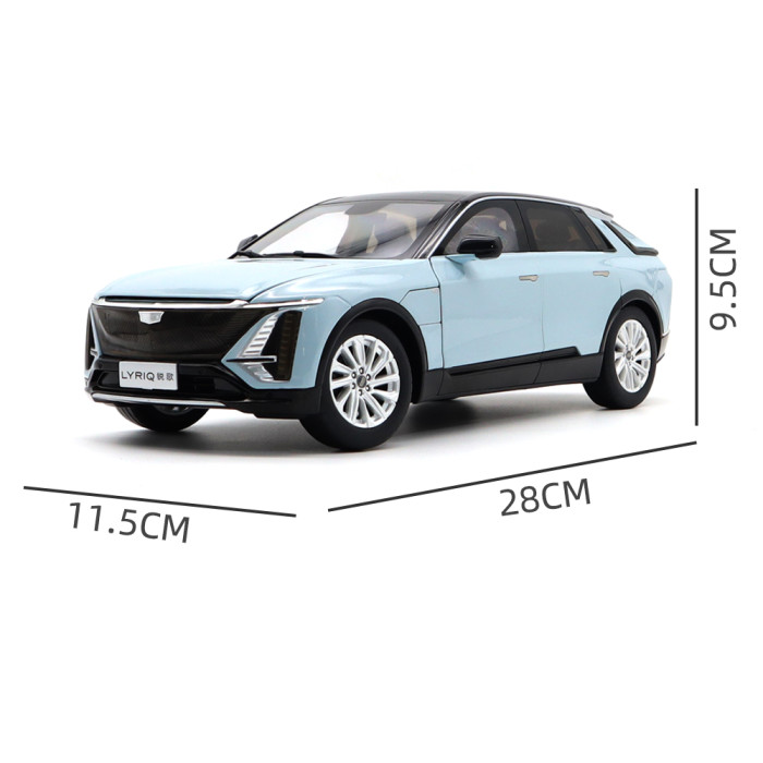1/18 US GM Cadillac LYRIQ Electric Vehicle Diecast Model Toys Car Gifts For Father Boyfriend Husband