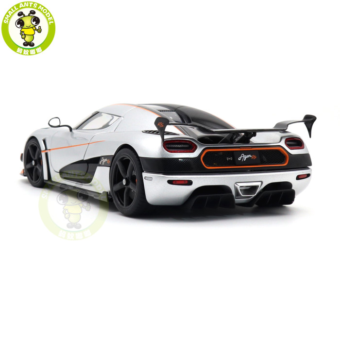 1/18 Autoart 79024 Koenigsegg AGERA RS MOON SILVER/BLACK  ACCENTS Model Car Gifts For Husband Father Boyfriend