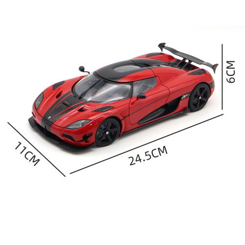 1/18 Autoart 79022 Koenigsegg AGERA RS CHILLI RED/BLACK  ACCENTS Model Car Gifts For Husband Father Boyfriend