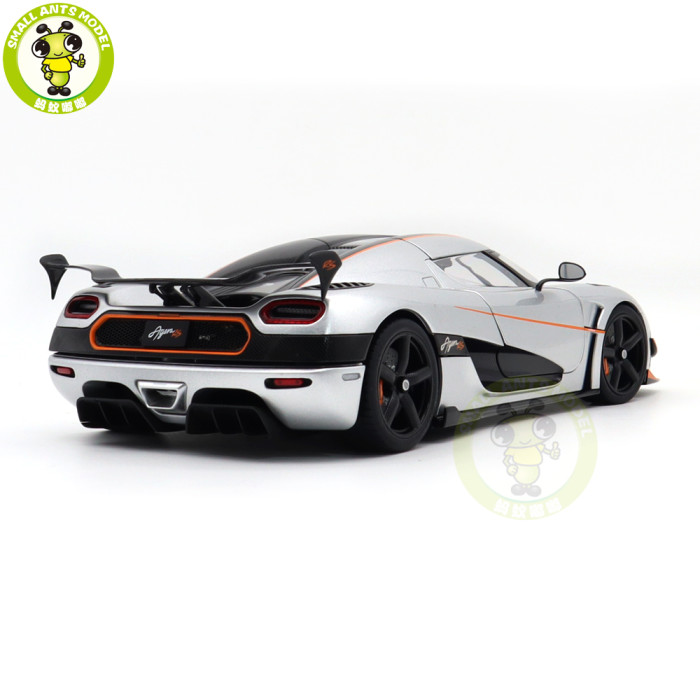 1/18 Autoart 79024 Koenigsegg AGERA RS MOON SILVER/BLACK  ACCENTS Model Car Gifts For Husband Father Boyfriend