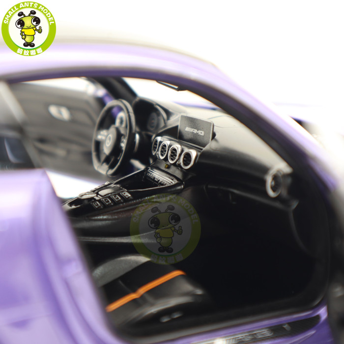 1/18 Mercedes Benz AMG GT Black Series 2021 Norev 183907 Purple Metallic Diecast Model Toys Car Gifts For Husband Boyfriend Father
