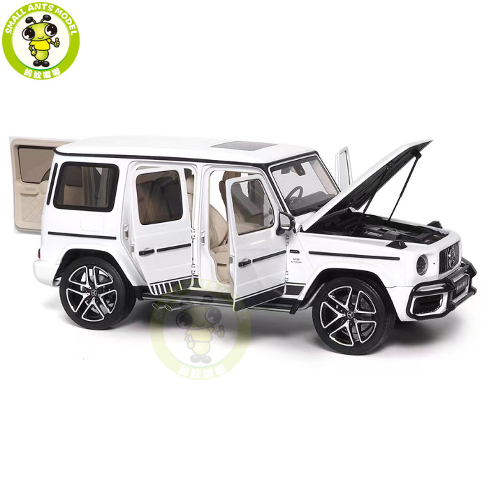 1/18 Mercedes AMG G63 G-Class 2019 Obsidian Black Almost Real 820802 Diecast Model Toy Cars Gifts For Boyfriend Father Husband