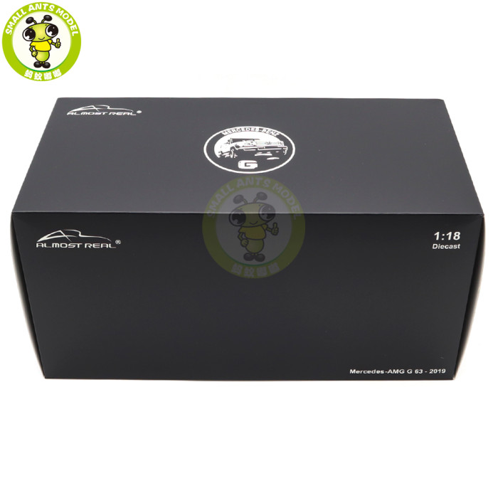 1/18 Mercedes AMG G63 G-Class 2019 Obsidian Black Almost Real 820802 Diecast Model Toy Cars Gifts For Boyfriend Father Husband