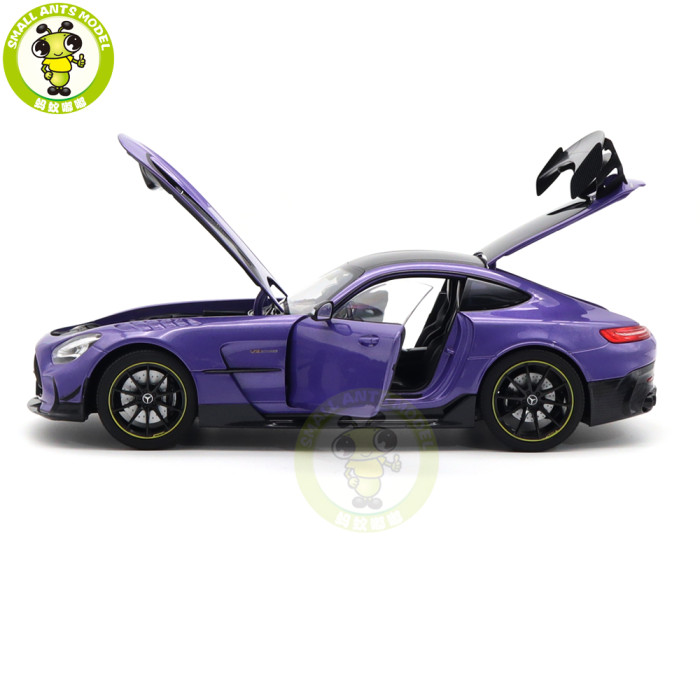 1/18 Mercedes Benz AMG GT Black Series 2021 Norev 183907 Purple Metallic Diecast Model Toys Car Gifts For Husband Boyfriend Father