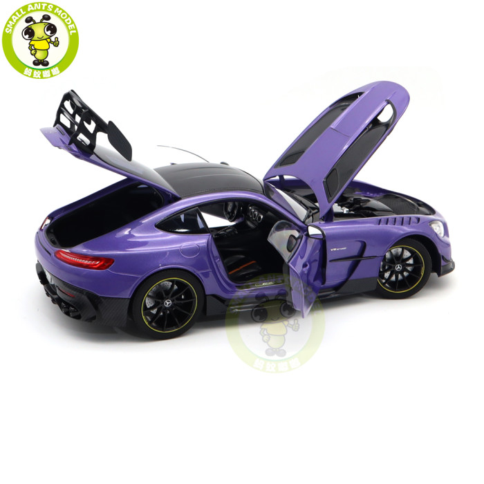1/18 Mercedes Benz AMG GT Black Series 2021 Norev 183907 Purple Metallic Diecast Model Toys Car Gifts For Husband Boyfriend Father