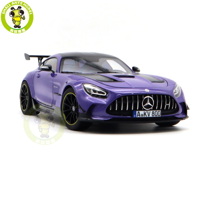 1/18 Mercedes Benz AMG GT Black Series 2021 Norev 183907 Purple Metallic Diecast Model Toys Car Gifts For Husband Boyfriend Father