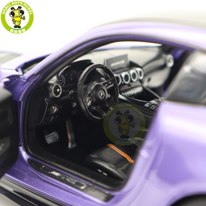 1/18 Mercedes Benz AMG GT Black Series 2021 Norev 183907 Purple Metallic Diecast Model Toys Car Gifts For Husband Boyfriend Father