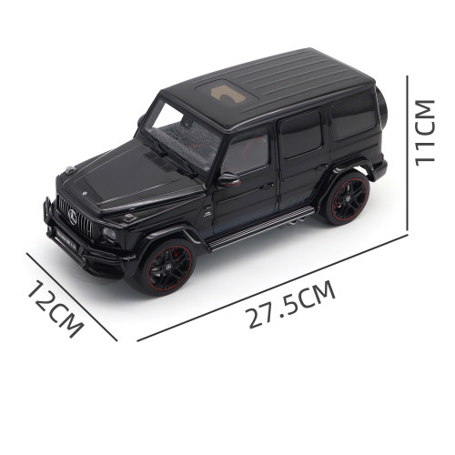 1/18 Mercedes AMG G63 G-Class 2019 Obsidian Black Almost Real 820802 Diecast Model Toy Cars Gifts For Boyfriend Father Husband