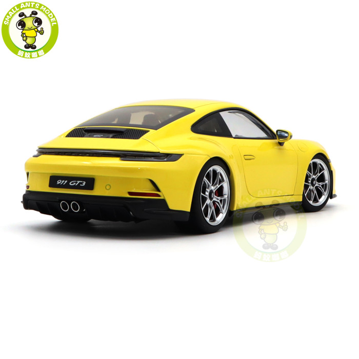 1/18 Porsche 911 992 GT3 Touring 2021 Norev 187312 Yellow Diecast Model Toys Car Gifts For Husband Boyfriend Father