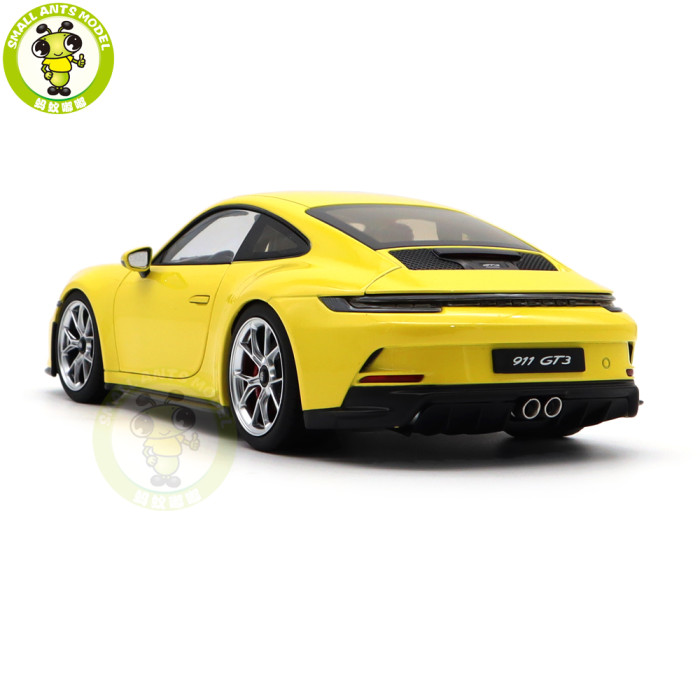 1/18 Porsche 911 992 GT3 Touring 2021 Norev 187312 Yellow Diecast Model Toys Car Gifts For Husband Boyfriend Father