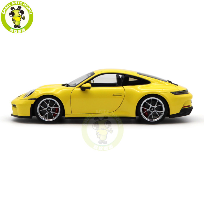 1/18 Porsche 911 992 GT3 Touring 2021 Norev 187312 Yellow Diecast Model Toys Car Gifts For Husband Boyfriend Father