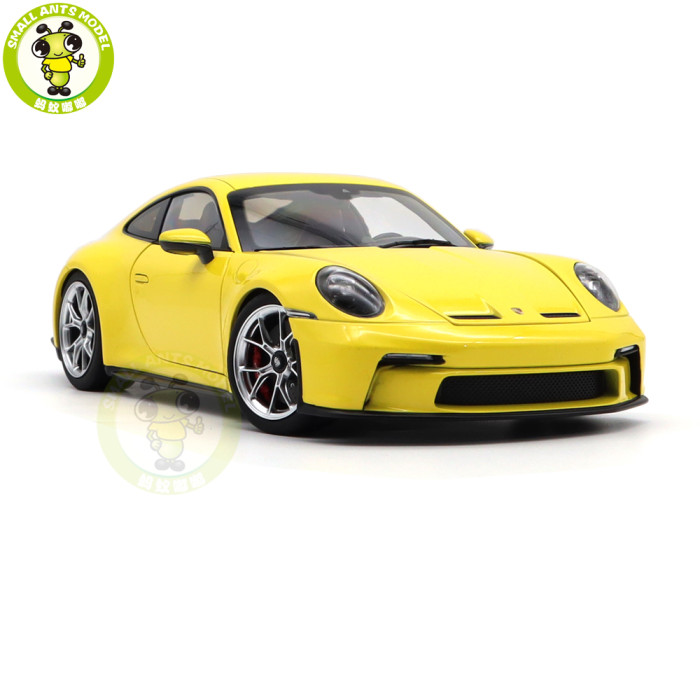 1/18 Porsche 911 992 GT3 Touring 2021 Norev 187312 Yellow Diecast Model Toys Car Gifts For Husband Boyfriend Father