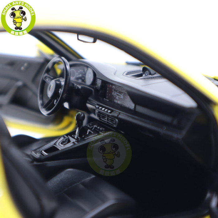 1/18 Porsche 911 992 GT3 Touring 2021 Norev 187312 Yellow Diecast Model Toys Car Gifts For Husband Boyfriend Father