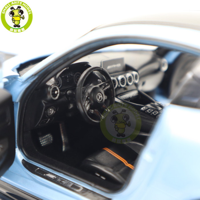 1/18 Mercedes Benz AMG GT Black Series 2021 Norev 183905 Light Blue Diecast Model Toys Car Gifts For Husband Boyfriend Father