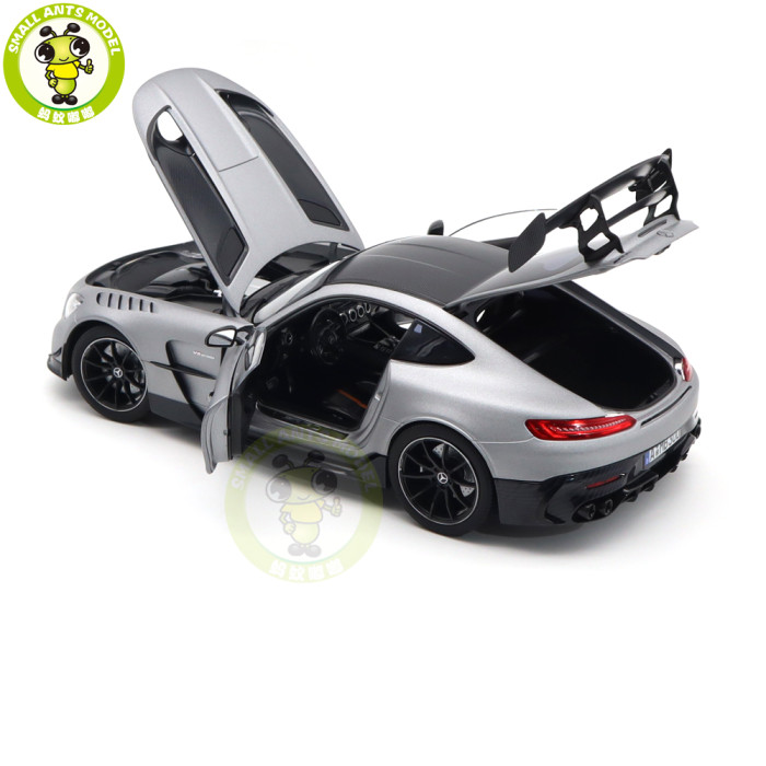 1/18 Mercedes Benz AMG GT Black Series 2021 Norev 183904 Grey Metallic Diecast Model Toys Car Gifts For Husband Boyfriend Father