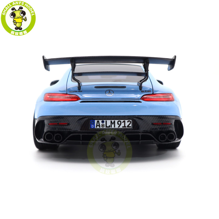 1/18 Mercedes Benz AMG GT Black Series 2021 Norev 183905 Light Blue Diecast Model Toys Car Gifts For Husband Boyfriend Father