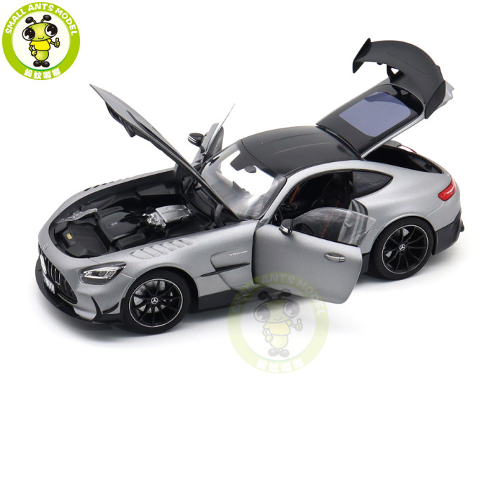 1/18 Mercedes Benz AMG GT Black Series 2021 Norev 183904 Grey Metallic Diecast Model Toys Car Gifts For Husband Boyfriend Father