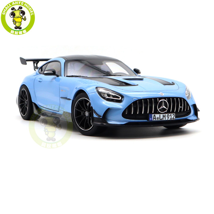 1/18 Mercedes Benz AMG GT Black Series 2021 Norev 183905 Light Blue Diecast Model Toys Car Gifts For Husband Boyfriend Father