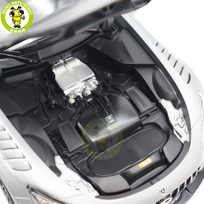1/18 Mercedes Benz AMG GT Black Series 2021 Norev 183904 Grey Metallic Diecast Model Toys Car Gifts For Husband Boyfriend Father