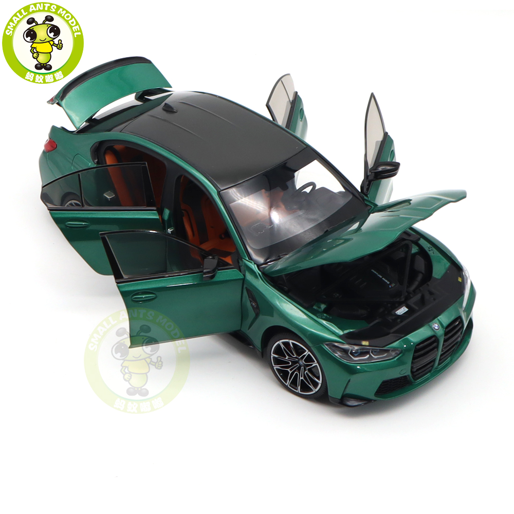 1/18 Minichamps BMW M3 2020 G80 Green Metallic Diecast Model Toys