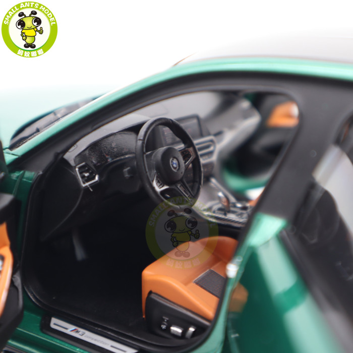 1/18 Minichamps BMW M3 2020 G80 Green Metallic Diecast Model Toys Car Gifts For Husband Boyfriend Father